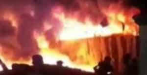 Gudang Logistik PMI Cirebon Hangus Terbakar